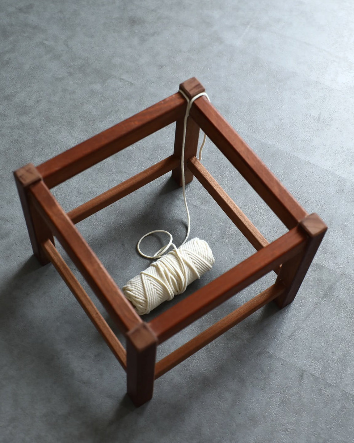 Handwoven “Piet Mondrian” Side Table Type B