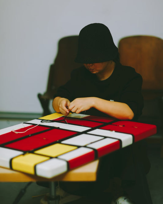 Handwoven “Piet Mondrian” Wall Art Type C