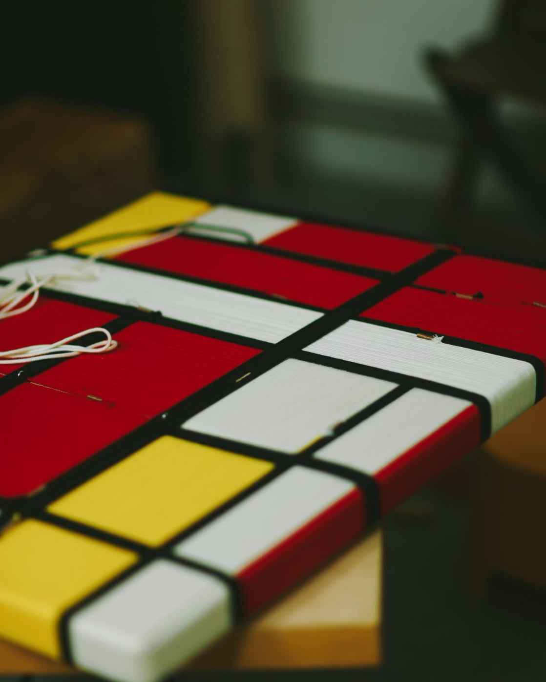 Handwoven “Piet Mondrian” Wall Art Type C