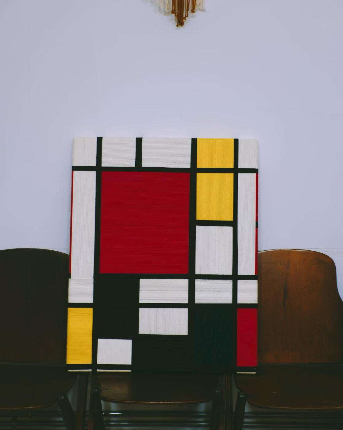 Handwoven “Piet Mondrian” Wall Art Type C