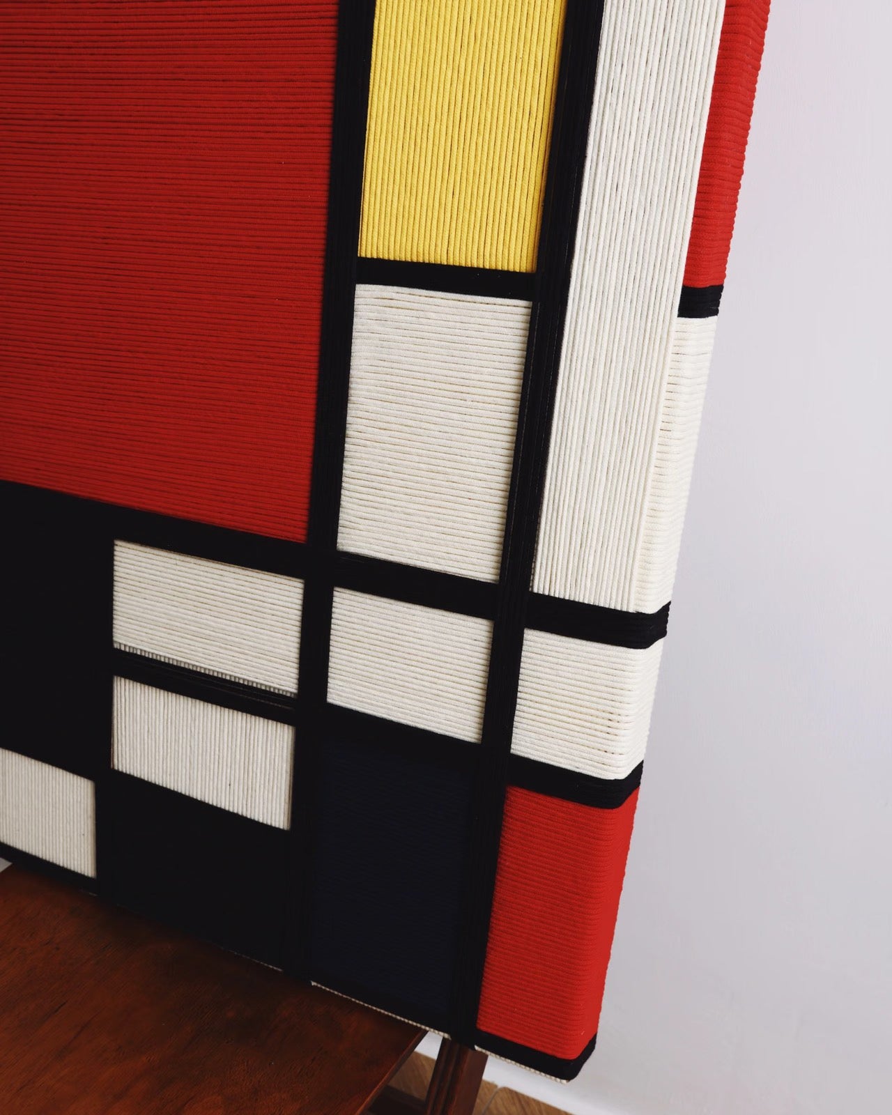 Handwoven “Piet Mondrian” Wall Art Type C