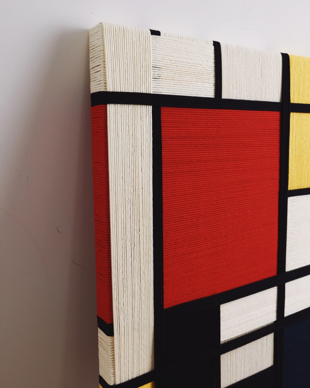 Handwoven “Piet Mondrian” Wall Art Type C