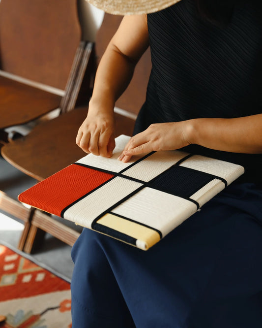 Handwoven “Piet Mondrian” Wall Art Type B