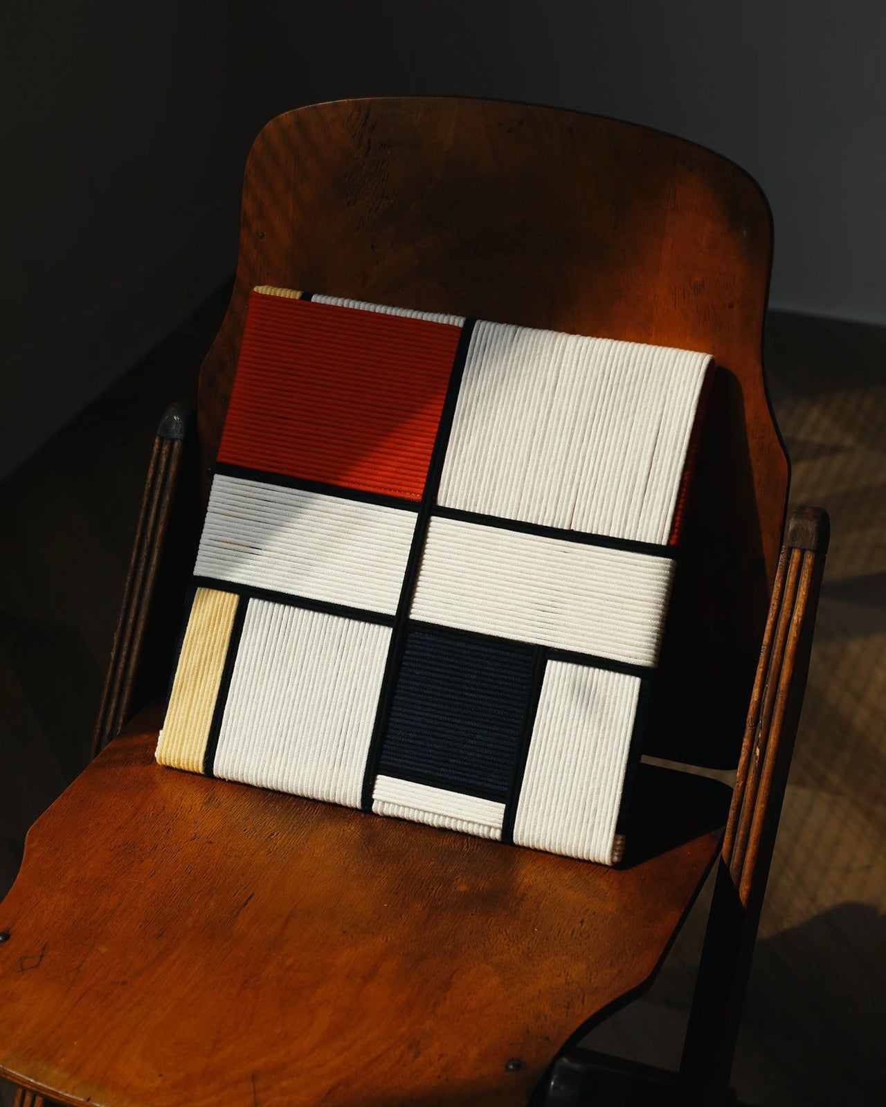 Handwoven “Piet Mondrian” Wall Art Type B