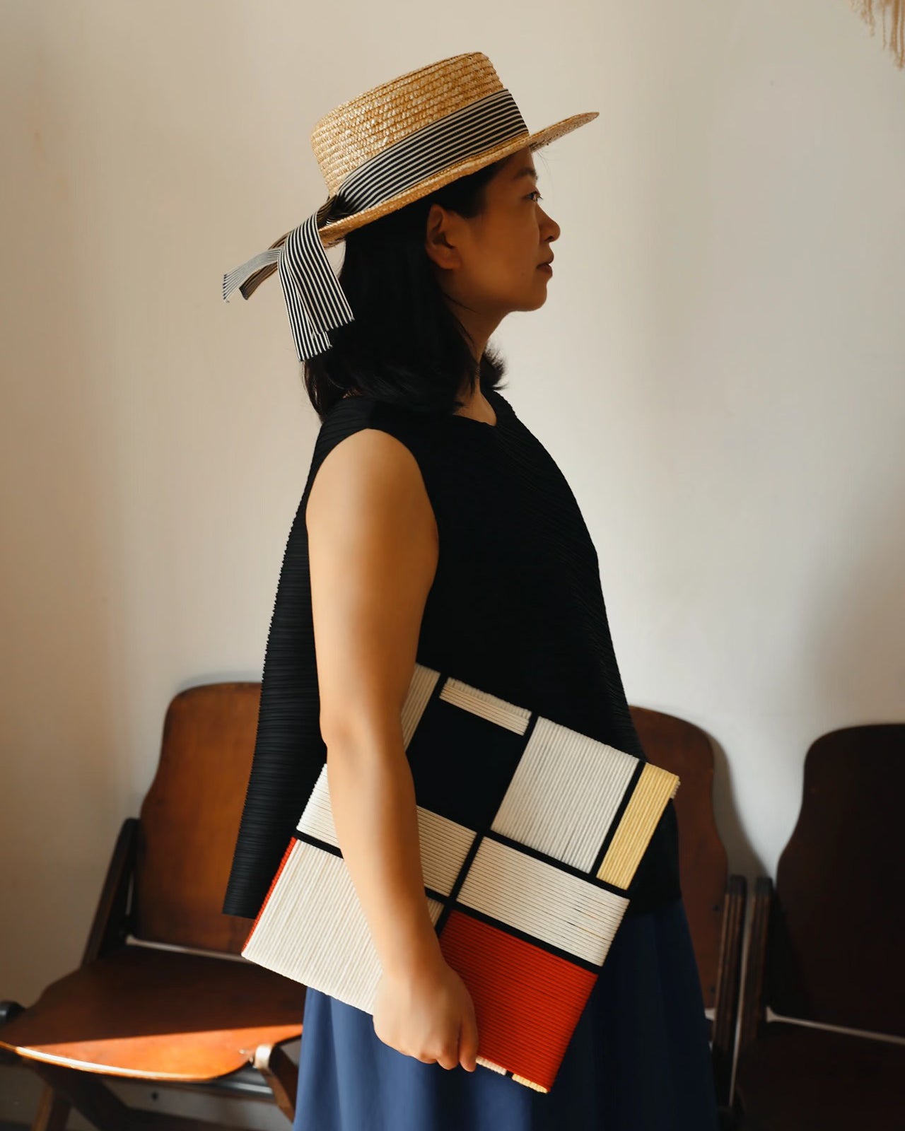 Handwoven “Piet Mondrian” Wall Art Type B
