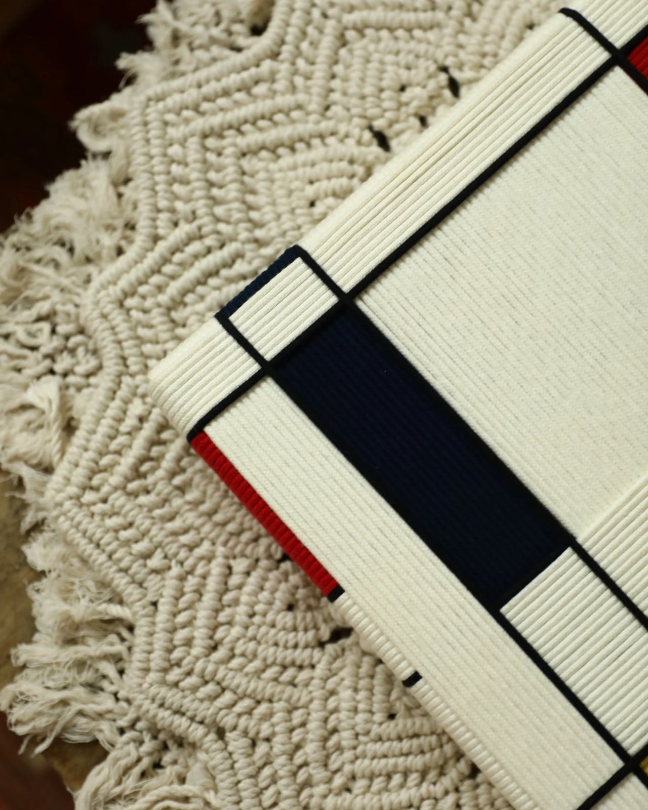 Handwoven “Piet Mondrian” Wall Art Type A