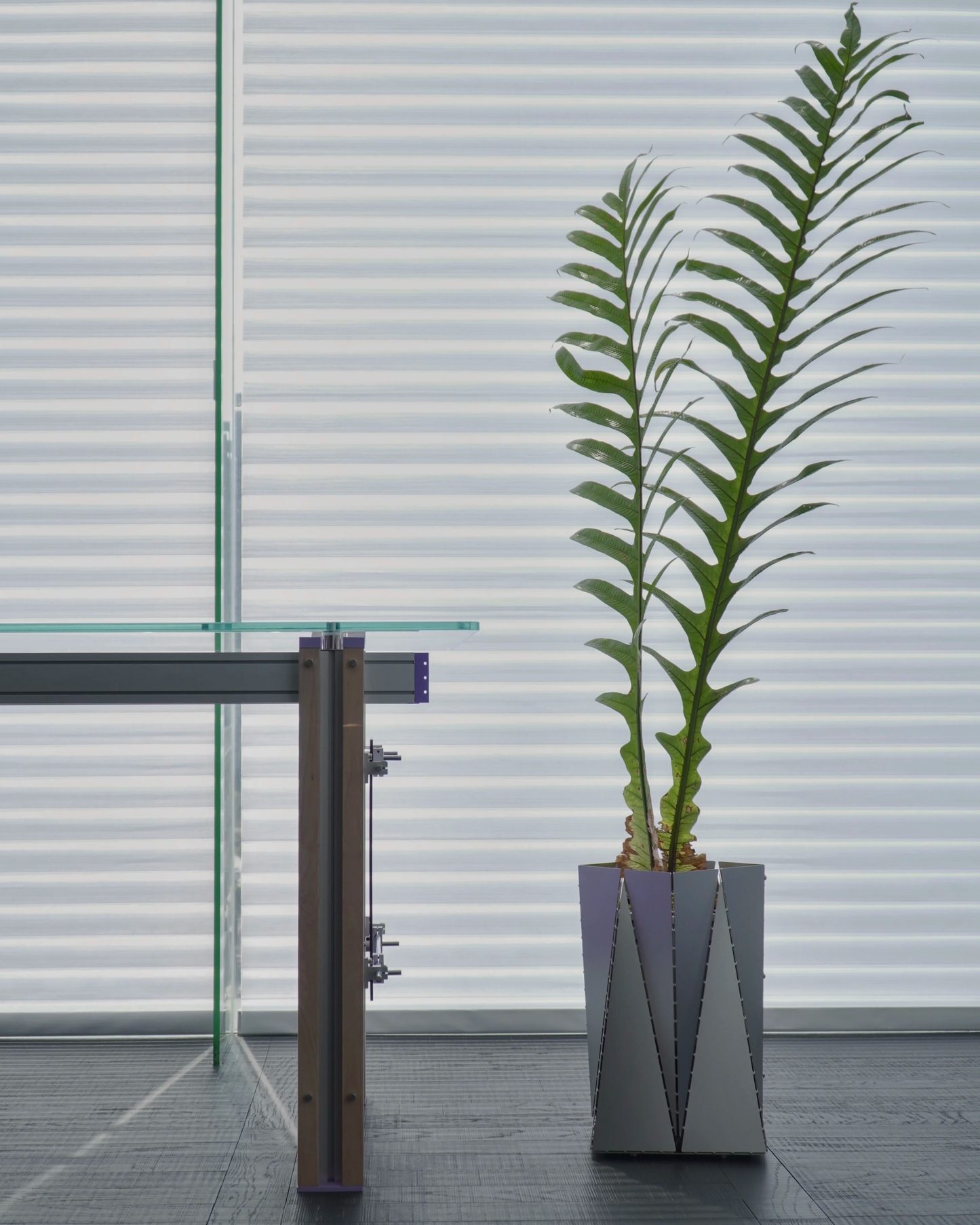 Origami Aluminum Side Table