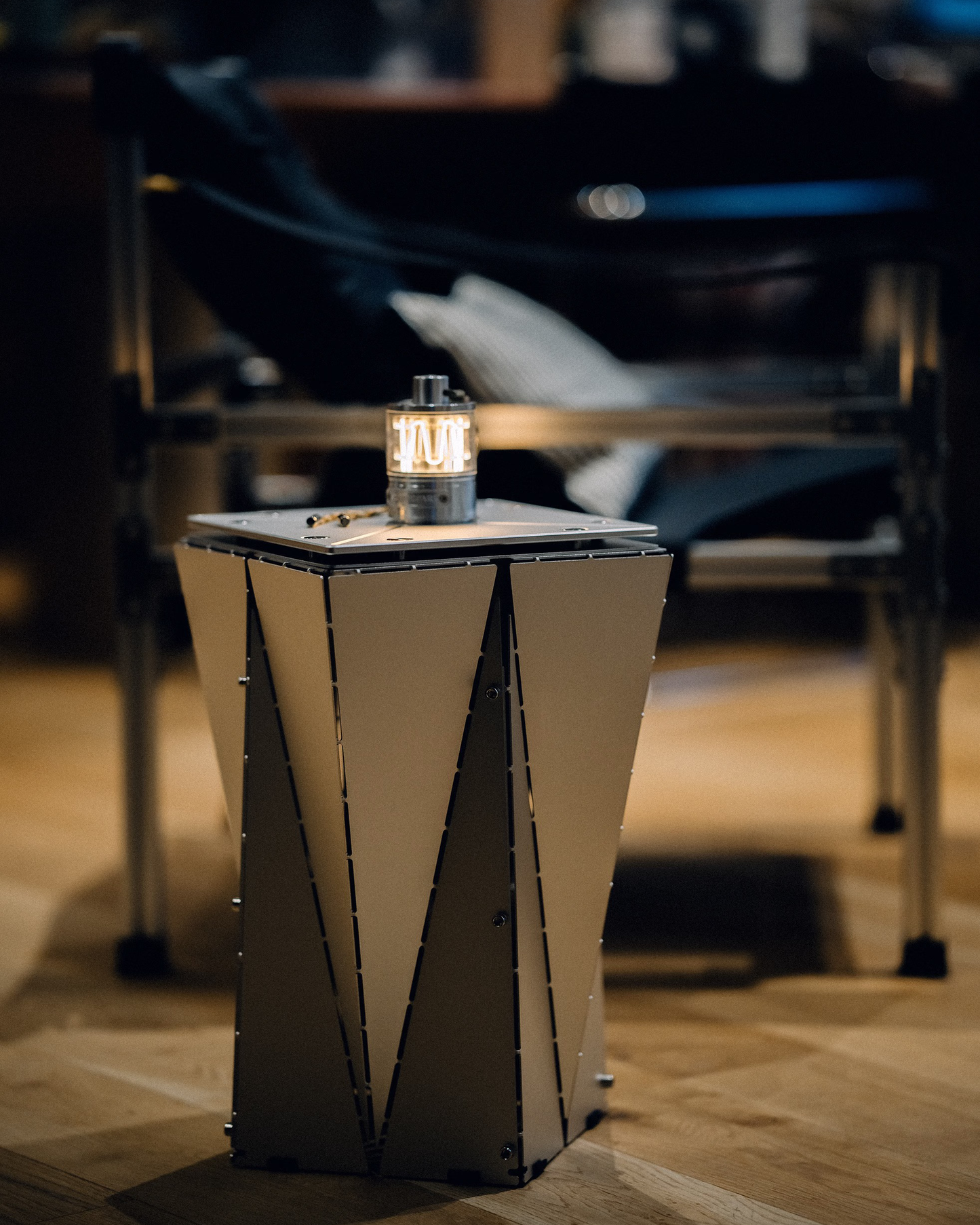 Origami Aluminum Side Table