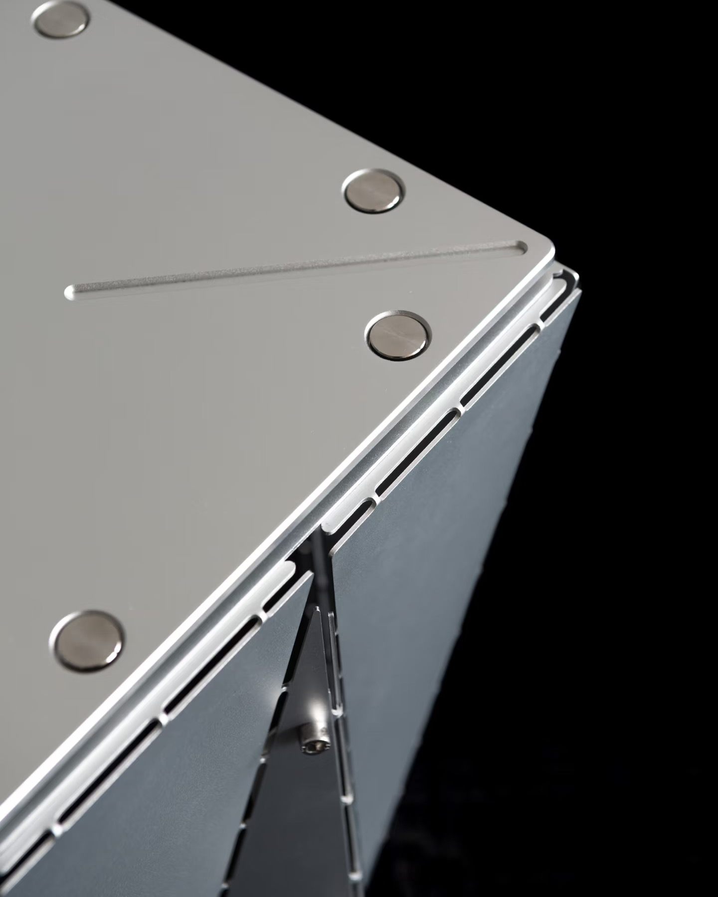 Origami Aluminum Side Table