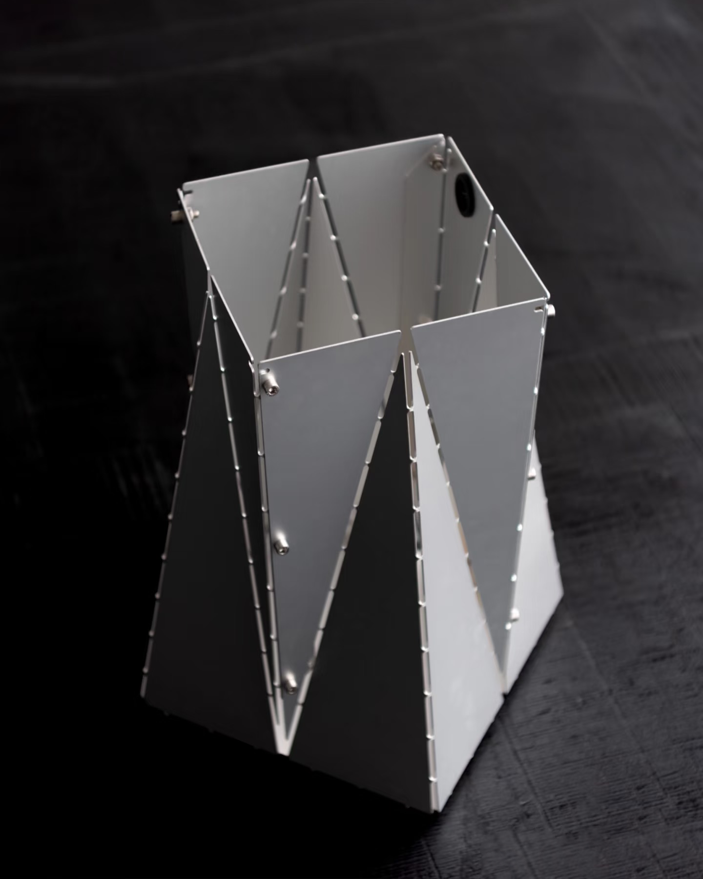 Origami Aluminum Side Table
