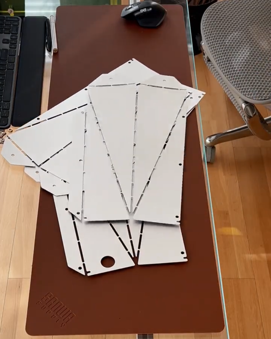 Origami Aluminum Side Table