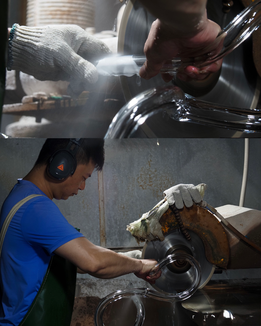 Handblown Glass Oil Lamp