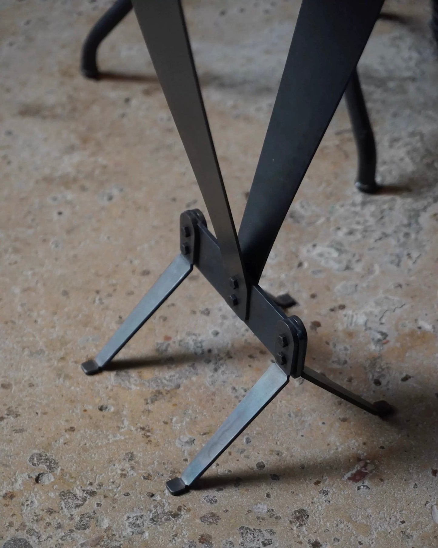 Hand-Forged Wrought Iron Floor Lamp