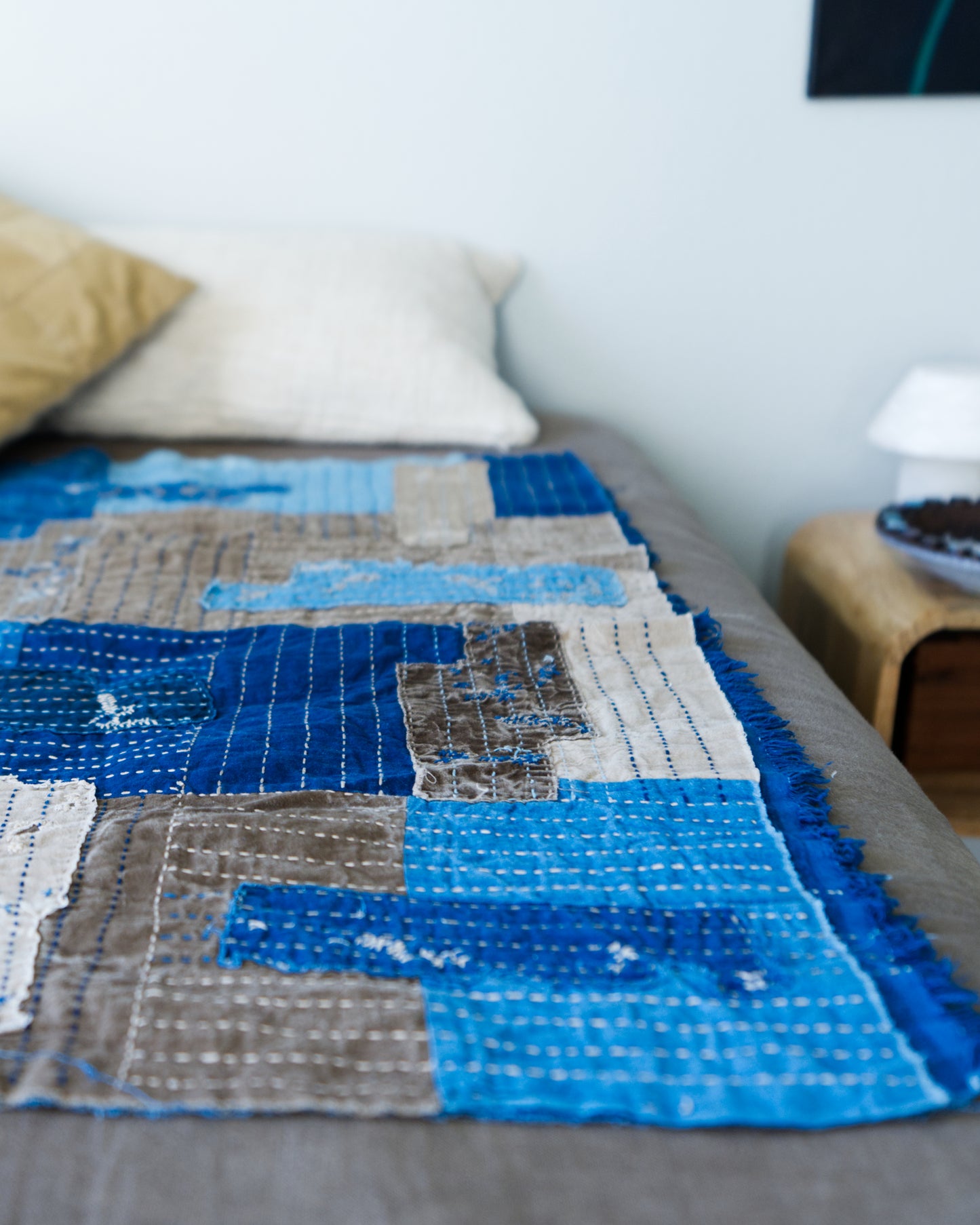 Hand-sewn Plant-dyed Throw