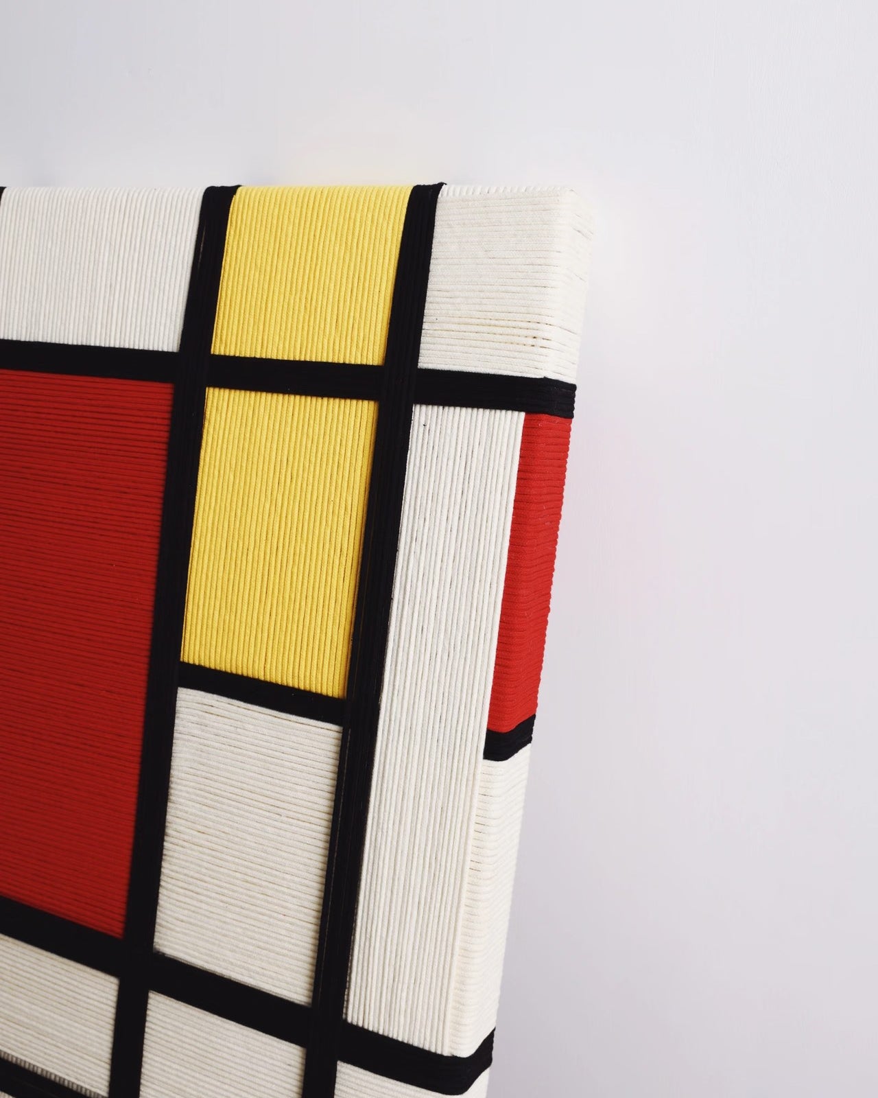 Handwoven “Piet Mondrian” Wall Art Type C
