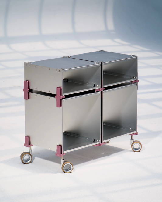 Modular Aluminum Rolling Cabinet