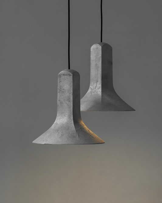 Handmade Cast Aluminum Pendant
