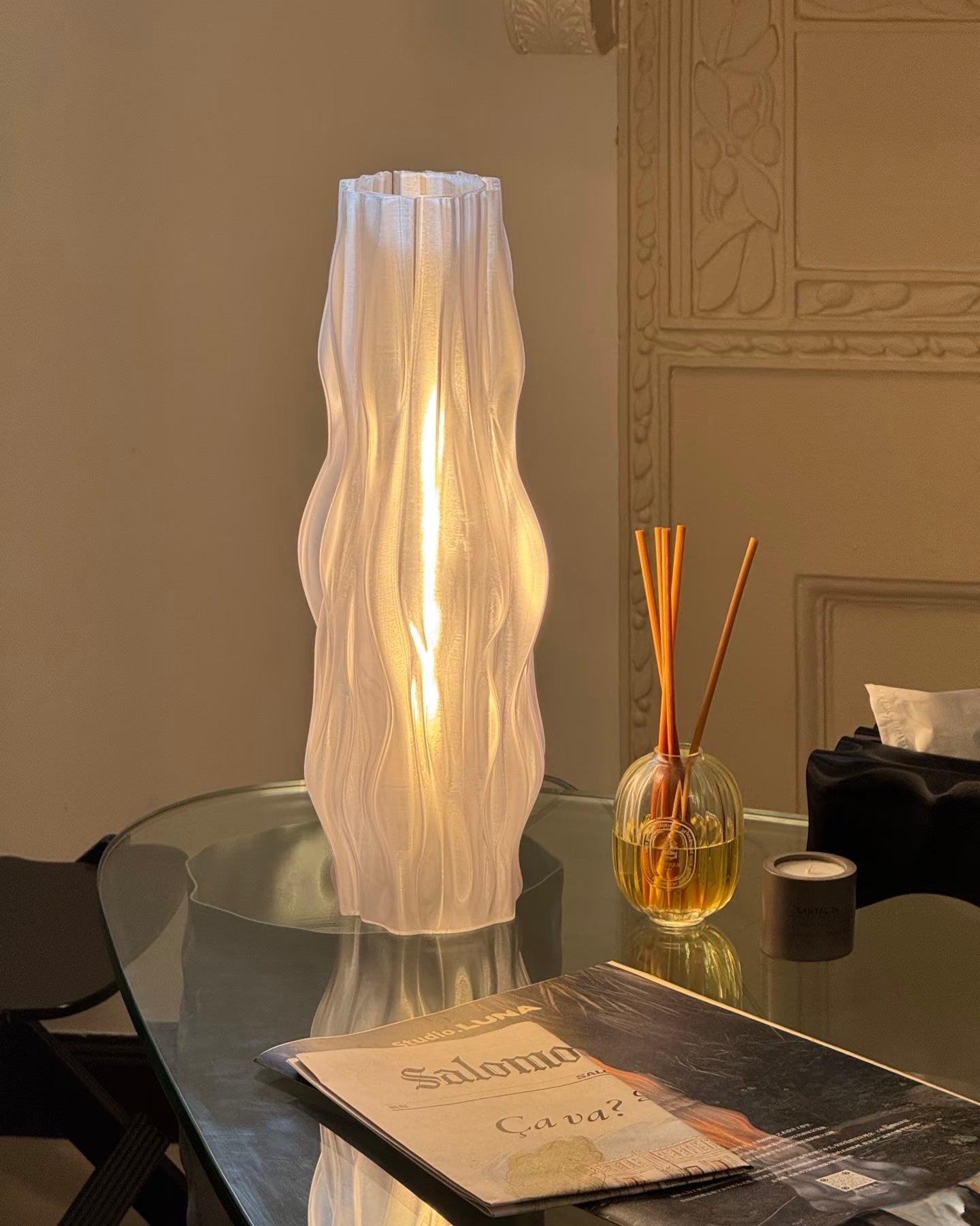1.6Ft Large Format 3D Printed Table Lamp